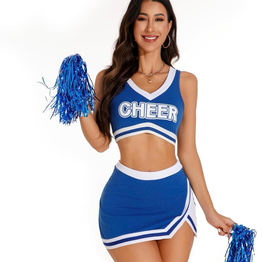 Blue Cheerleader Uniform